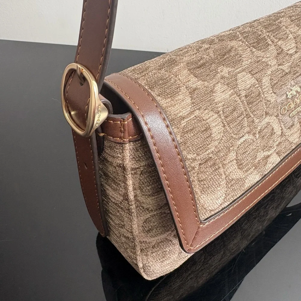Coach flap shoulder bag and underarm bag